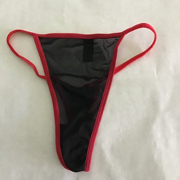 Sexy black see through G-string panties size 6/M - Picture 1 of 3